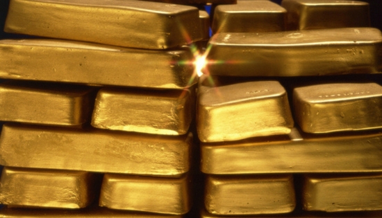stacks of gold bullion