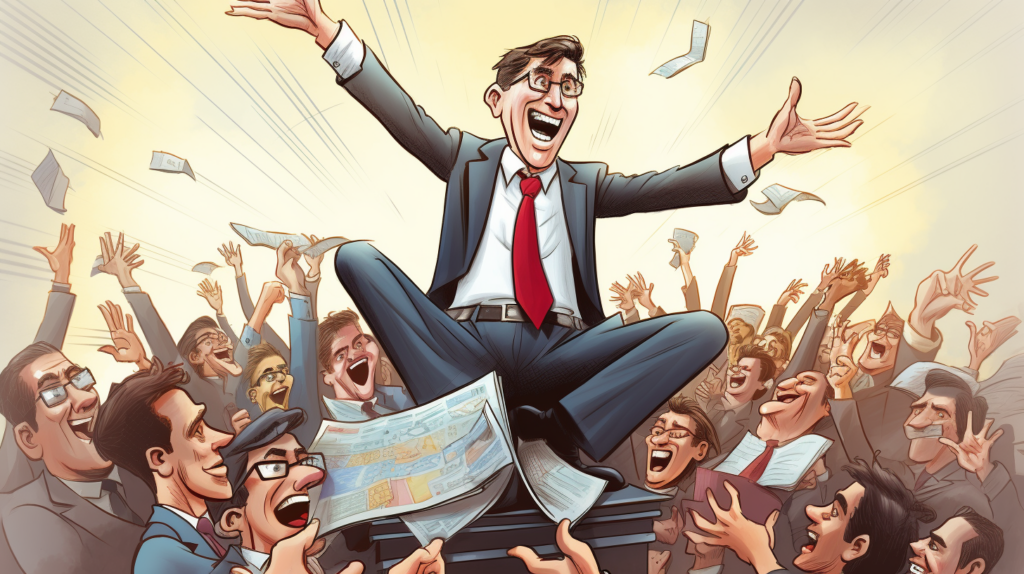 Government official celebrates job growth